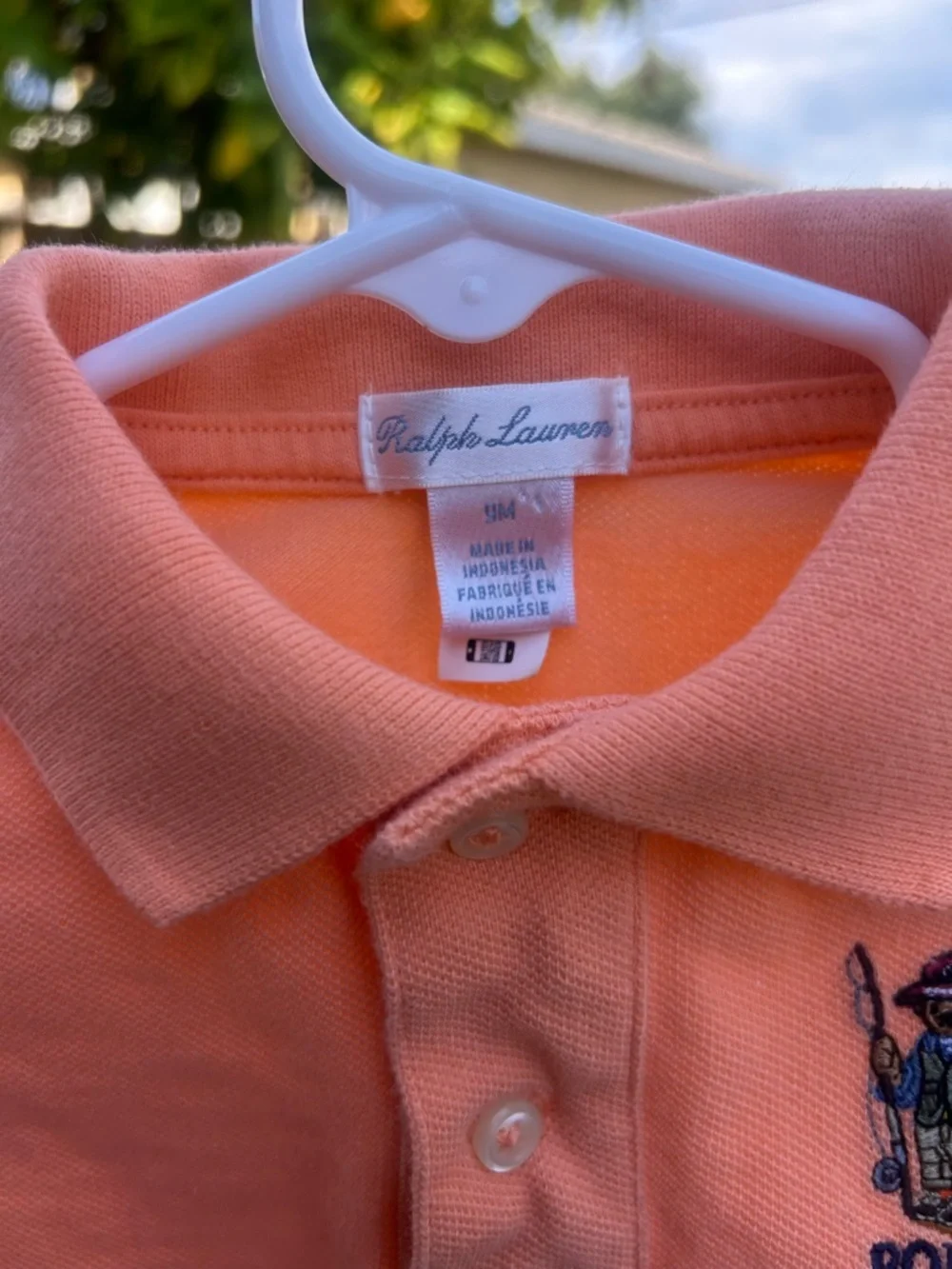 Ralph Lauren Toddler Polo Shirt - Peach/Coral
